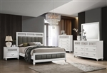 Barzini 6 Piece Bedroom Set in White Finish by Coaster - 205891