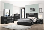 Blacktoft 6 Piece Bedroom Set in Black Finish by Coaster - 207101