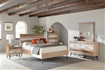Marlow 6 Piece Bedroom Set in Rough Sawn Multi Finish by Coaster - 215761