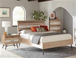 Marlow Platform Bed in Rough Sawn Multi Finish by Coaster - 215761Q