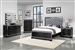 Eleanor Upholstered Bed 6 Piece Bedroom Set in Black Finish by Coaster - 223361