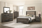 Ridgedale 6 Piece Bedroom Set in Weathered Dark Brown Finish by Coaster - 223481
