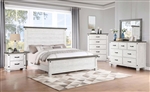 Lilith 6 Piece Bedroom Set in Distressed Grey And White Finish by Coaster - 224471