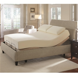 Pinnacle Premier Bedding Adjustable Bed Base Cal. King Size Adjustable Bed with Massage and Wireless Remote by Coaster - 300130KWM