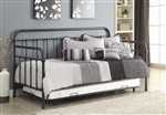 Manor Trundle Daybed in Dark Bronze Metal Finish by Coaster - 300398