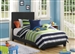 Dorian 4 Piece Youth Bedroom Set in Dark Cocoa Finish by Coaster - 300762T