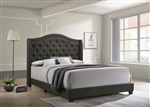 Sonoma Grey Fabric Upholstered Bed by Coaster - 310072