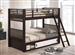 Oliver Twin/Twin Bunk Bed in Java and White Finish by Coaster - 400736T