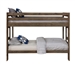 Wrangle Hill Twin Over Twin Bunk Bed in Gun Smoke Finish by Coaster - 400831