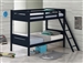 Littleton Twin Twin Bunk Bed in Blue Finish by Coaster - 405051BLU