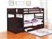 Elliott Twin Storage Bunk Bed in Cappuccino Finish by Coaster - 460441