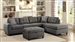 Stonenesse Sectional in Grey Upholstery by Coaster - 500413