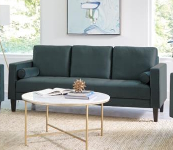 Gulfdale Sofa in Dark Teal Velvet by Coaster - 509071