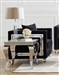 Delilah Chair in Black Velvet by Coaster - 509363