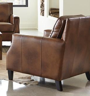 Leaton Chair in Brown Sugar Leather by Coaster - 509443