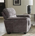 Hartsook Chair in Charcoal Grey Velvet by Coaster - 509753