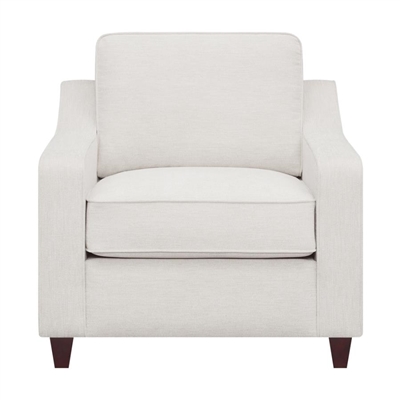 Christine Chair in Beige Chenille Fabric by Coaster - 552063