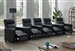 Reeva 7 Piece 5 Seater Black Theater Seating by Coaster - 600181-S5B