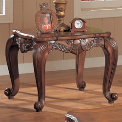 Shell and Leaf End Table by Coaster - 700467