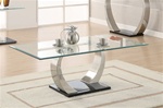 Glass Top Coffee Table by Coaster - 701238