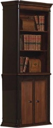 Two-Toned Warm Brown Finish Grand Style Home Office Bookcase by Coaster - 800513