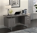 Lawtey Floating Top Office Desk in Weathered Grey Finish by Coaster - 800521