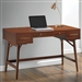 Mid Century Modern Desk in Walnut Finish by Coaster - 800744