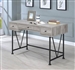 Analiese Home Office Desk in Grey Driftwood Finish by Coaster - 801549