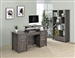 Dylan Lift Top Desk 2 Piece Home Office Set in Weathered Grey Finish by Coaster - 801576-S