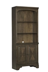 Hartshill Door Bookcase in Burnished Oak Finish by Coaster - 881286