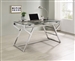 Emelle Writing Desk in Grey Driftwood Finish by Coaster - 882116