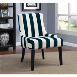 Accent Chair in Striped Pattern Fabric by Coaster - 902188