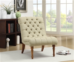 Mossy Green Linen Like Fabric Accent Chair by Coaster - 902218