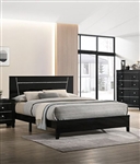 Magdeburg Bed in Black Finish by Furniture of America - FOA-7038BK-B