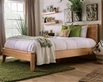 Willamette Bed in Light Oak Finish by Furniture of America - FOA-7602-B