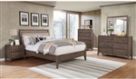 Tawana 6 Piece Bedroom Set in Warm Gray/Beige Finish by Furniture of America - FOA-7918