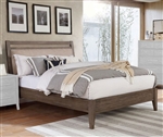 Tawana Bed in Warm Gray/Beige Finish by Furniture of America - FOA-7918-B