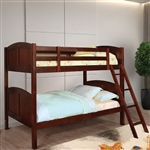 Rexford Twin/Twin Bunk Bed in Cherry Finish by Furniture of America - FOA-CM-BK903CH