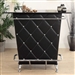 Fuero Bar Table in Black/Chrome Finish by Furniture of America - FOA-CM-BT6464BK