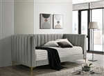 Neoma Twin Daybed in Light Gray Finish by Furniture of America - FOA-CM1930LG