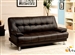 Beaumont Futon Sofa in Dark Brown Finish by Furniture of America - FOA-CM2100