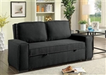 Balbriggan Futon Sofa in Warm Gray Finish by Furniture of America - FOA-CM2110