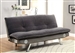 Gallagher Futon Sofa in Gray Finish by Furniture of America - FOA-CM2675GY