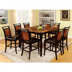 Salida II 7 Piece Counter Height Dining Set by Furniture of America - FOA-CM3034PT