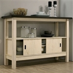 Jamestown Server in Ivory/Dark Gray Finish by Furniture of America - FOA-CM3487SV