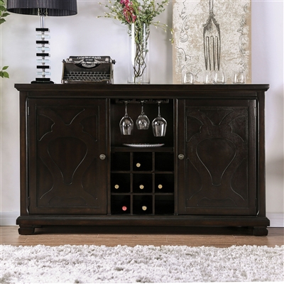 Gillam Server in Espresso Finish by Furniture of America - FOA-CM3734SV