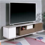 Blair 70 Inch TV Console in White/Champagne/Gray Finish by Furniture of America - FOA-CM5423-TV