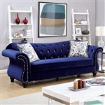 Jolanda Sofa in Blue by Furniture of America - FOA-CM6159BL-SF