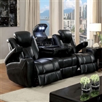 Zaurak Recliner Sofa in Dark Gray by Furniture of America - FOA-CM6291-SF