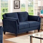 Ysabel Love Seat in Navy by Furniture of America - FOA-CM6716NV-LV